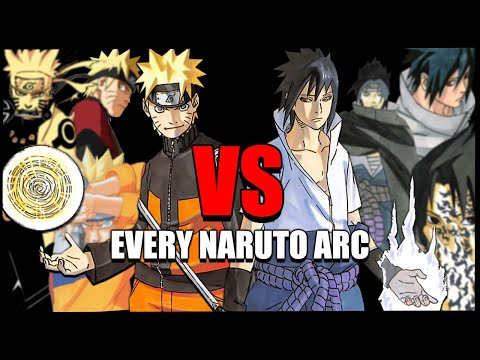 Naruto vs Sasuke in Every Arc | Who was Stronger?