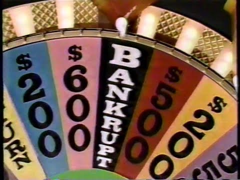 Wheel of Fortune (March 7, 1990) - Bankrupt Final Spin, followed by $5,000