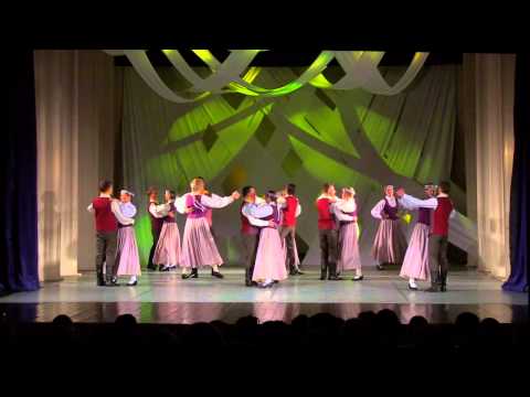 Latvian folkdances "Danču virkne" by folkdance group "Zemgaļi"