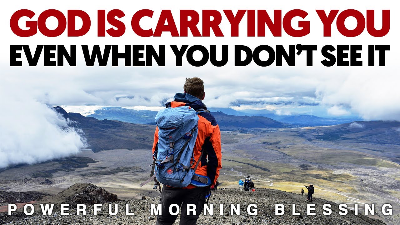 EVEN WHEN YOU DON’T SEE IT, GOD IS CARRYING YOU ABOVE THE STORMS - CHRISTIAN MOTIVATION