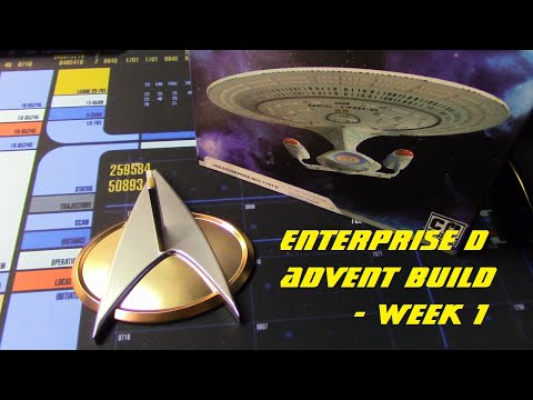 Enterprise D Advent Built - Week 1