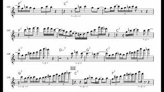 Art Pepper - Blues for Blanche [Alto Sax Transcription]