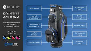 2024 Motocaddy Dry-Series Bag: Super-Lightweight, Waterproof, and Feature-Rich