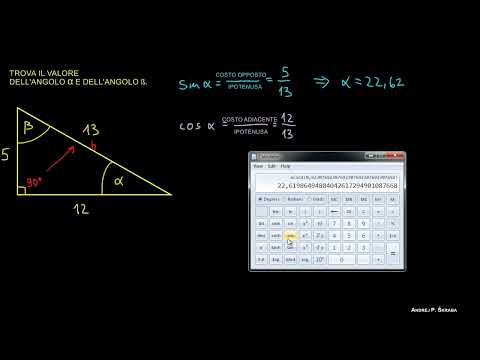 Trovare il Valore di un Angolo con Funzioni Trigonometriche - Esercizio 2