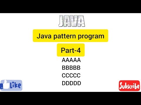 Java Pattern Program Part 4 Easy Learning Genius