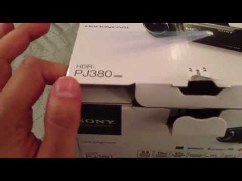 Sony Handycam HDR-PJ380 Unbox & Overview