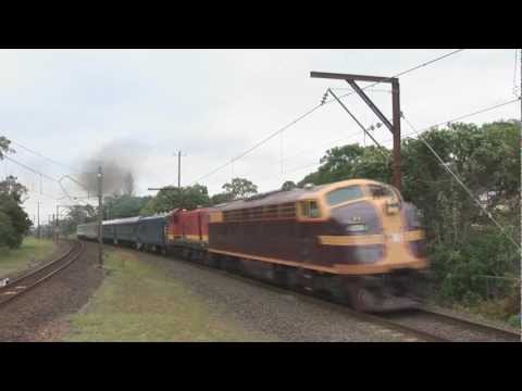 Blue Zephyr wine train with 4204