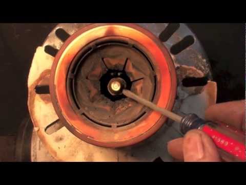 Oil burner gun depth adjustment