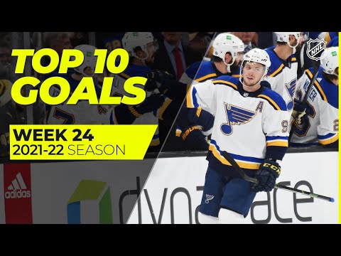 Top 10 Goals from Week 24 of the 2021-22 NHL Season