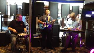 Hammond Organ Trio in Electro Voice Stand AMAC Australia