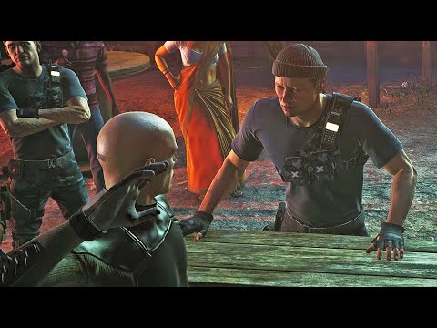 Hitman 3 - Agent 47 wins the Slapping Competition on Ambrose Island