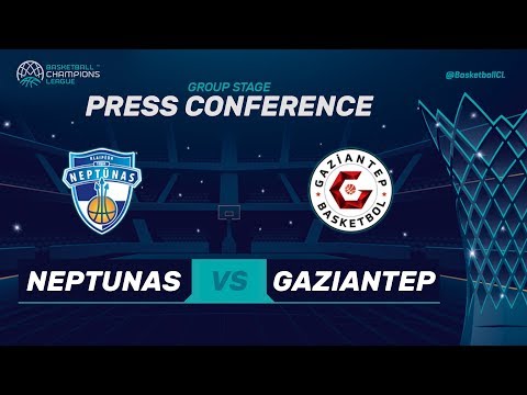 Neptunas Klaipeda v Gaziantep - Press Conference - Basketball Champions League