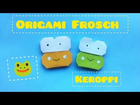 Origami Frog Easy - Frog Paper - Origami Folding - Origami Frog - Paper Crafts