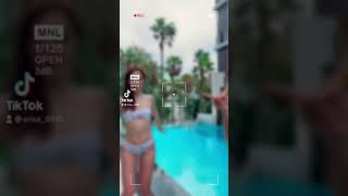 【TikTok】腰ふりダンス?沖縄のホテルサンスイのプール?