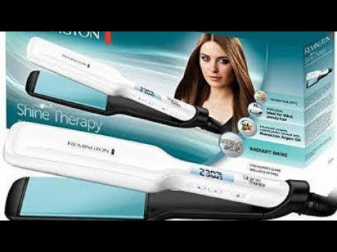 REMINGTON S8550 Plaukų tiesintuvas Remington S8550 Shine Therapy video
