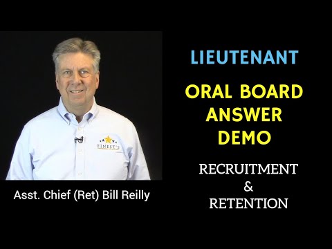 Police Lieutenant Assessment Questions – Recruitment and Retention