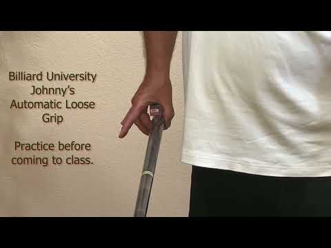 This is Johnny's Automatic Loose Grip that you need to practice before coming to a 3 day seminar.