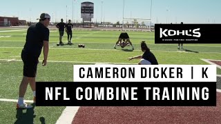Cameron Dicker // NFL Combine Training // Kohl's Kicking Camps
