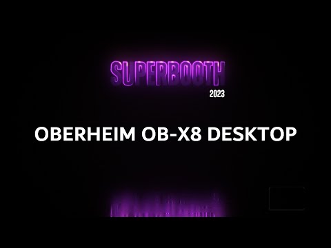 SUPERBOOTH 2023 AMAZONA: Oberheim OB-X8 Desktop