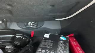 Opening Fiat 500 boot from inside