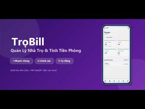 TrọBill: Rental Bill & Meter video thumbnail