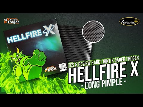 Sauer & Troger HELLFIRE X "GREEN" | Long Pimples Table Tennis Rubber
