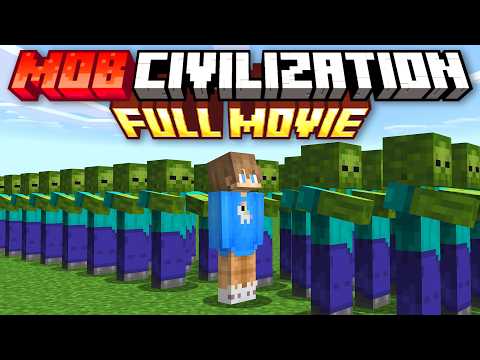 Minecraft, But I Join MOB CIVILIZATION [FULL MOVIE]