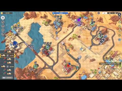 Passenger Flow DLC - Level 6: The Sahara (5 Stars) Train Valley 2