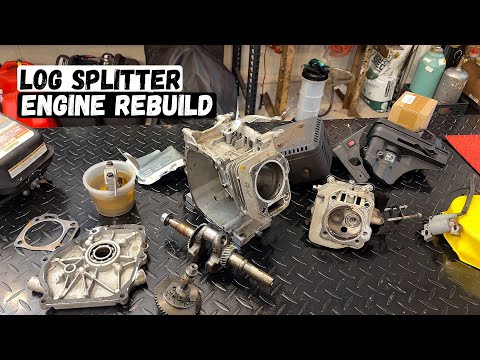 Water Damaged Champion Log Splitter Engine Rebuild