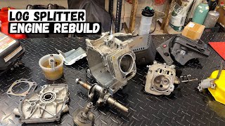 Water Damaged Champion Log Splitter Engine Rebuild