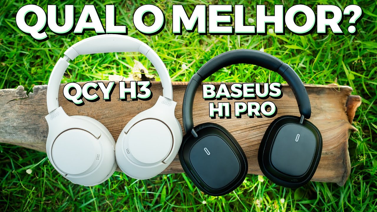 QUAL O MELHOR FONE SEM FIOS BARATO? BASEUS BOWIE H1 PRO vs QCY H3 - COMPARATIVO