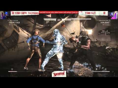 WB Round 2 - YOMI EMPR Trepound (Cassie Cage/Kitana) vs. YOMI DJT (Sub-Zero) - MKX; AKA Week 6