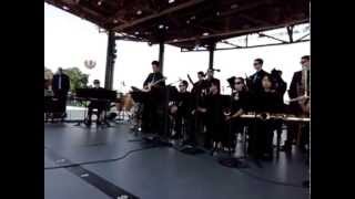 LMHS Jazz Ensemble performing Charles Mingus' "Gunslinging Bird" at Downtown Disney