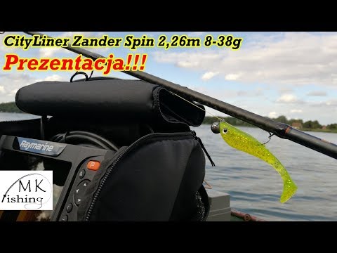 PREZENTACJA WĘDKI NA SANDACZA CityLiner Zander Spin 2,26m 8-38g | Robinson na sandacza i szczupaka