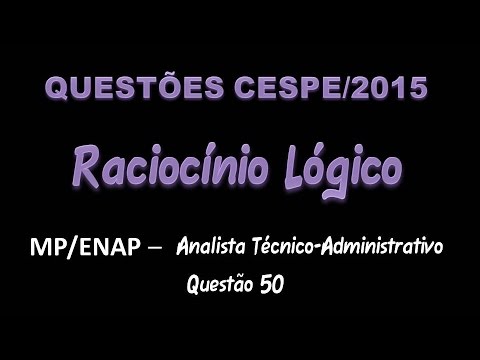 2015-MP/ENAP - Analista Técnico-Administrativo - Questão 50