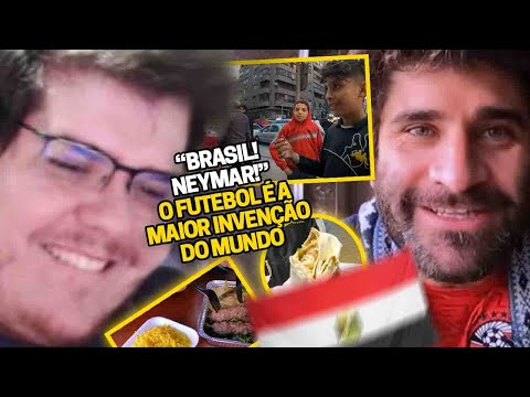 CASIMIRO REAGE: PROVANDO COMIDAS DO EGITO | Cortes do Casimito