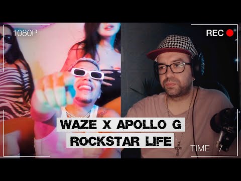 😱 REACT #457 - WAZE x APOLLO G - ROCKSTAR LIFE (PROD. VMBEATZ)