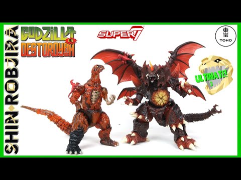 Super7 Toho Ultimates: 1200°C Godzilla & Destoroyah | Double Review
