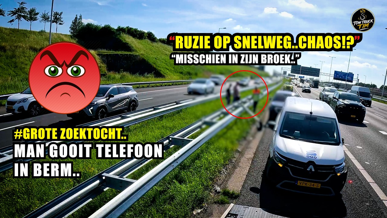 DRONKEN MAN OP RIJSTROOK WIL AUTO STELEN. #DIKKE RUZIE