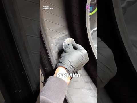 Beginilah Cara Menambal Ban Anti Bocor