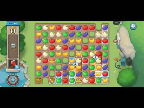 [Gameplay] We Bare Bears Match3 - Level 107 (No Boosters)