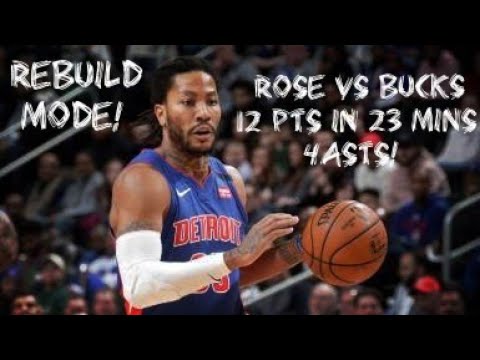 Derrick Rose Full Game Highlights vs Bucks | 2020.02.20 | REBUILD MODE!