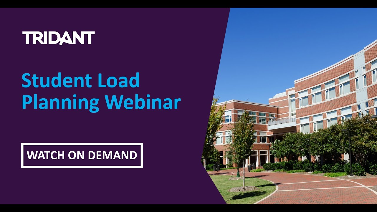 Student Load Planning Solution Demonstration