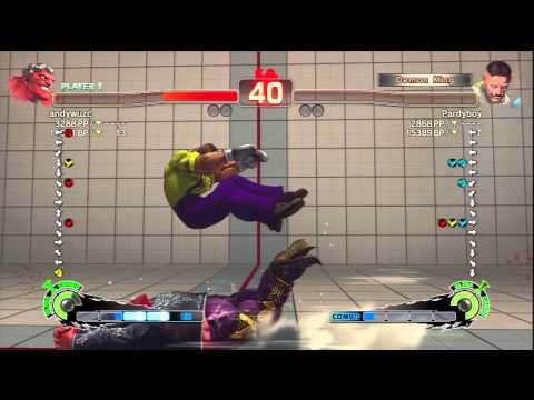 andywuzc [Hakan] Vs Pardyboy [Dudley] SSF4 AE Online Ranked Matches - PSN
