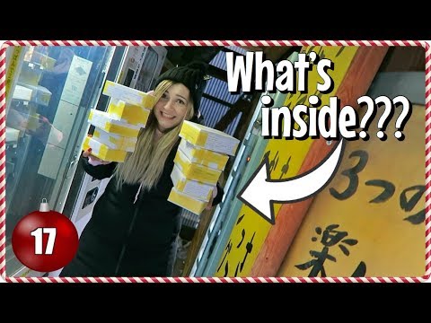 日本の自動販売機の謎の箱を10個開ける｜Vlogmas Day 17 (Opening 10 Mystery Boxes from a Japanese Vending Machine | Vlogmas Day 17)