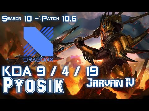 DRX Pyosik JARVAN IV vs ELISE Jungle - Patch 10.6 KR Ranked