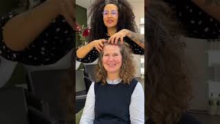 Ich würde heute gesegnet für meine Reise mit ein Kreuz auf die Stirn von liebe Judith #greyhair#hair