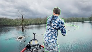 Backwoods Bassin In the Texas JUNGLE! — On The Border (Part 2)