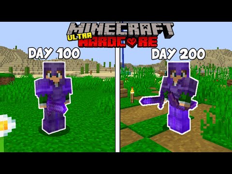 Skeey - I Survived 200 Days in Ultra Hardcore Minecraft...