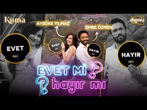 Kuma TV Series Stars Aybüke Yılmaz & Emre Özmen: Yes-No Challenge!💥